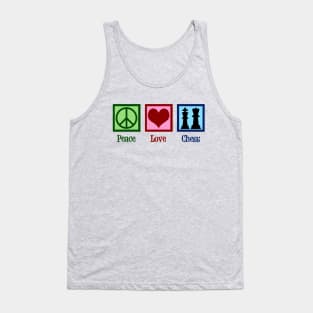 Peace Love Chess Tank Top